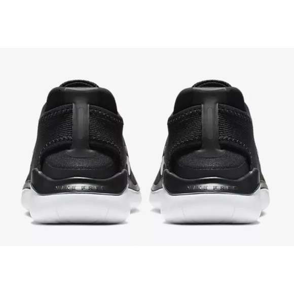 Nike Women’s Free RN 2018 Running Shoe, Black/White Fitness Shoes. Size:8 - Picture 5 of 6